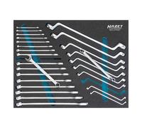 HAZET Serie di chiavi 163-374/27, Profilo a doppio esagono esterno, Profilo trazione doppio esagono esterno, Profilo esagonale esterno, 6 x 7 - 30 x 327 Quantità:1