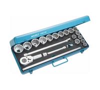 HAZET Serie di chiavi a bussola 1000AZ, Attacco quadro, cavo, 20mm (3/4"), Profilo a doppio esagono esterno ∙ 7 ⁄ 8 - 21 Quantità:1