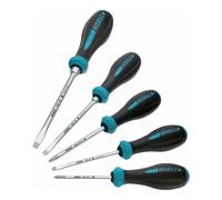 HAZET Serie di giraviti HEXAnamic® 802/5, Profilo ad intaglio, Profilo intaglio a croce PH, 0,8 x 4 - 1,2 x 6,5, PH1 - PH2 Quantità:1