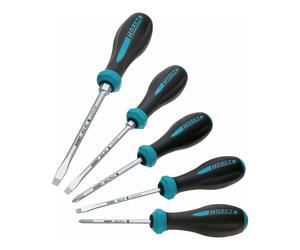 HAZET Serie di giraviti HEXAnamic® 802/5, Profilo ad intaglio, Profilo intaglio a croce PH, 0,8 x 4 - 1,2 x 6,5, PH1 - PH2 Quantità:1