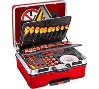 Hazet Set di attrezzi ad alto voltaggio ∙ isolato protettivo 150/52 quadrato da 10 mm (3/8 pollici), intaglio a croce PH, interno TORX, denti multipli XZN, utensili esagonali esterni: 52, blu