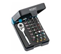 HAZET Set di bit 863MBIT/33, esagono pieno 6,3 (1/4 di pollice), profilo esagonale interno, profilo a intaglio PH, profilo TORX Tamper Resistant, profilo a intaglio, profilo Pozidriv PZ, 33pz. Quantit