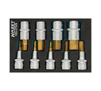 HAZET Set di bussole e cacciaviti 163-270/9 quadro cavo 12,5mm (1/2 pollice) profilo esagonale interno 5 - 19, 9pz. Quantità:1