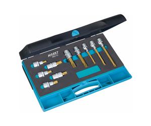 HAZET Set di bussole e cacciaviti 990/10 quadro cavo 12,5mm (1/2 pollice) profilo a poligono interno XZN M8 - M16, 10pz. Quantità:1