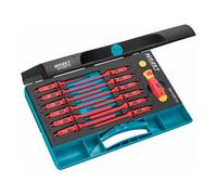 HAZET Serie di giraviti VDE 804VDE/14 – 14 utensili Argento