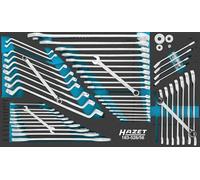 HAZET Set di chiavi 163-528/56 I Profilo esagonale esterno, profilo di trazione doppio esagono esterno I Sistema di inserti di sicurezza I 56 pezzi