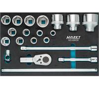 HAZET Set Di Chiavi A Bussola 20Mm 3/4" Esterno Esagonale 20 Pezzi 163-406/20