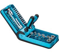 HAZET Set di chiavi a bussola e punte "Smart Case" 856-1 quadro cavo 6,3mm (1/4 di pollice), esagono pieno 6,3 (1/4 di pollice) profilo esagonale esterno traction, profilo a fessura, profilo a fessura trasversale PH, profilo Pozidriv PZ Quantità:1