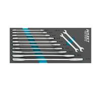 HAZET Set di chiavi a forchetta doppie 163-519/12, profilo a esagono esterno, 12pz. Quantità:1