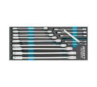 HAZET Set di chiavi poligonali doppie 163-520/15, profilo a doppio esagono esterno Traction, 15pz. Quantità:1