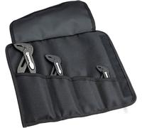 HAZET Set di pinze universali/pompe per acqua 760/3, 3 pezzi, 125/180/260 mm, con regolazione rapida, fosfatate, acciaio al cromo vanadio, con sacchetto