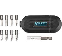 Hazet Set di Punte In Acciaio Inox 2260X/10N | 10 Pezzi, Attacco: Esagono 6,3 Mm (1/4 di Pollice), con Adattatore Adatto a Trapani E Avvitatori a Batteria | Cassetta Degli Attrezzi Mobile