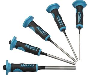 HAZET Set di punzoni 751LHS/5 I Impugnatura a 2 componenti con protezione per la mano I Set da 5 pezzi
