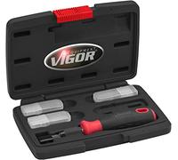 HAZET Set di raschietti ViGOR V6030 Set di 16 pezzi con lame di diverse larghezze incl. lame di ricambio| Strumento per la rimozione di adesivi, adesivi, vignette o in cucina e in casa"