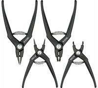 Hazet 1845/4 Serie Di Pinze Per Anelli Di Sicurezza, Multicolore, Numero Utensili 4