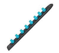HAZET Smart-Rail 900SR-8 lato inferiore magnetico con 8 scanalature e blocco a rotazione, attacco: quadrato 12,5 mm (1/2 pollice) guida in plastica flessibile per chiavi a bussola"