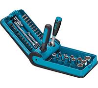 HAZET SmartCase Set di chiavi a bussola e bit 856-1HP | Set di utensili per dadi da 38 pezzi, azionamento: quadrato ed esagonale 6,3 (1/4 di pollice), vari bit in una custodia compatta".