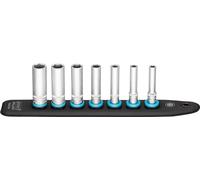 HAZET - SmartRail 1/4" 850LG-SR/7 | Supporto per bussole in plastica per 7 bussole | magnetico, antiscivolo, maneggevole | Azionamento: quadrato 6,3 mm (1/4 di pollice) | Made in Germany