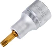 HAZET Inserto chiave a bussola giravite, TORX® 992-T30, Attacco quadro, cavo, 12,5mm (1/2"), Profilo interno TORX®, T30 Quantità:1