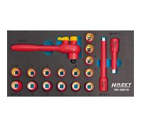 HAZET VDE Set Di Chiavi A Bussola 3/8" Isolato Fino A 1000V 163-580/18