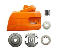 HAZIEC Kit di Ingranaggi a Vite Senza fine for Tamburo, Coperchio Laterale, Frizione, Freno Catena, Adatto for Motosega 340, 345 e 350, Pezzo di Ricambio.