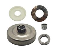 HAZIEC Rondella for pignone con cerchione del Tamburo della Frizione da 3/8"-7T, parapolvere, Adatta for Cuscinetti ad Aghi for Motosega 268 272 61 66 266