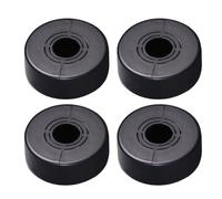 HAZMA 4 Pezzi Copri Rubinetto Doccia, 3 Misure In 1, Rosetta Con Coperchio Diviso Per Diametro 20 Mm/25 Mm/32 Mm,Dimensione Del Foro Regolabile Per Rubinetti, Radiatori