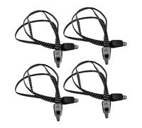 Hazrcvr Cinghie Elastiche 4 Pezzi Elastico Portapacchi Bicicletta Cinghia Elastica Portapacchi Cinghia Elastica con Ganci Cinghie Moto Bagaglio Universale Cavi Elastici con Gancio