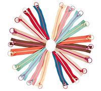 Hazrcvr Resina Cerniere Lampo 20 Pezzi Cerniera per Borse Cerniere Chiuso Colorata Resina Cerniere con Corda Cerniera Chiusure Lampo Cerniera Utilizzata per Sartoria