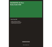 HAZWOPER 40-Hour Study Guide 2026