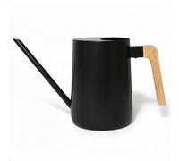 HB Design Co. Annaffiatoio da interno con beccuccio lungo - 992,2 g in acciaio inox nero per piante da interno