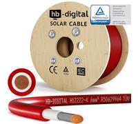 hb-digital 200m Cavo solare 6mm2 H1Z2Z2-K 1500V d per pannelli solari cavo di prolunga solare fotovoltaico singolo flessibile