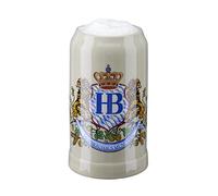 HB Hofbräuhaus München Boccale da Birra tedesco Relief Monaco di Baviera Hofbräuhaus München HB 1 litro King Werk KI 1000059
