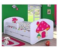 HB - Lettino con materasso e cassettone, disponibile in diverse varianti, colore: Bianco