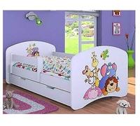 HB - Lettino con materasso e cassettone, disponibile in diverse varianti, colore: Bianco