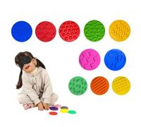 HB.YE Piastre sensoriali Esplorazione Multisensoriale, Tappetino da Pavimento Sensoriale Tappetino da Massaggio per Bambini Autisti Giocattoli Sensoriali Tocco Tappeto per la Percezione Tocco (10cm