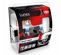 HB4 Lunex Night Vision 55W 12V Lampadine Fari Alogeni 3600K Set