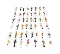 Hbaebdoo 50pcs G Scala 1:30 Mix Dipinto Persone Park Street Passeggero Figure