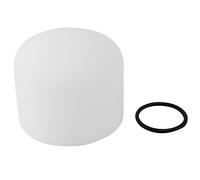 Hbaebdoo 8 Pollici 432Hz Ciotola Canto Perfect Sound Note D Ombelico Quarzo Lucidato Meditazione con in Gomma