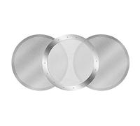 Hbaebdoo Filtro a rete in metallo riutilizzabile per macchina da caffè espresso,