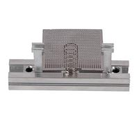 Hbaebdoo Modelli di stencil Bga per riscaldamento diretto + staffa, strumenti di saldatura a sfera per computer portatile