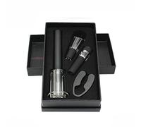 Hbaebdoo Set di 4 apribottiglie per vino, con pompa a pressione, confezione regalo, include kit apribottiglie per vino, tappo sottovuoto e strumento per versare il vino