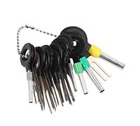 Hbaebdoo Set di chiavi di rimozione dei terminali per auto, cablaggio elettrico, connettore a crimpare, estrattore di pin, set di chiavi di rimozione per terminali connettori, 21 pezzi