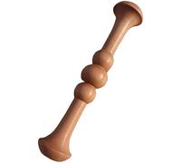 HBALDTEDC Bastone Tai Chi Ruler Bang Rod, Righello for Tai Chi da 30 cm, Bastone for Arti Marziali, for Allenamento della Forza del Polso, in Legno di faggio, Custodia