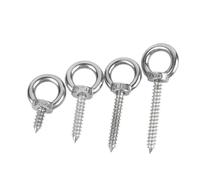 HBALDTEDC Bullone a Occhiello con Spalla di Sollevamento, Bullone ad Occhiello in Acciaio Inossidabile 304, Vite autofilettante da M4 a M12, Confezione da 1-3(M4x16mm-3pcs)
