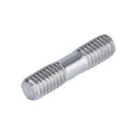 HBALDTEDC bulloni a Doppia Testa, Perno a Doppia estremità in Acciaio Inossidabile 304 M3 M4 M5 M6 M8 M10 M12 M16 Lunghezze Multiple(160mm,M16)