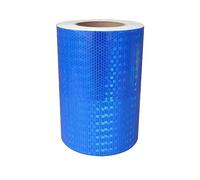 HBALDTEDC Nastro di avviso di Pericolo, Nastro Riflettente 7,87 Pollici x 82 Piedi Multicolore(Blue)
