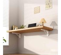HBALDTEDC Tavolo pieghevole a parete per scrivania, a parete folding desks for small spaces Solid wood，Multiple styles available,strong load-bearing capacity(80 * 30cm)