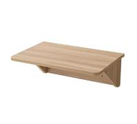 HBALDTEDC Tavolo pieghevole a parete per scrivania, a parete Functional Hanging Desk,Murphy Desk Foldable With One Click(Wood Color,40 * 60cm)