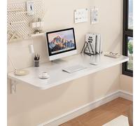 HBALDTEDC Tavolo pieghevole a parete per scrivania, a parete laundry folding table，Strong load-bearing capacity,multiple,space-saving,suitable(100 * 40cm)